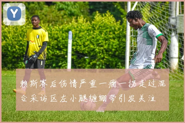 赖斯赛后伤情严重一瘸一拐走过混合采访区左小腿缠绷带引发关注